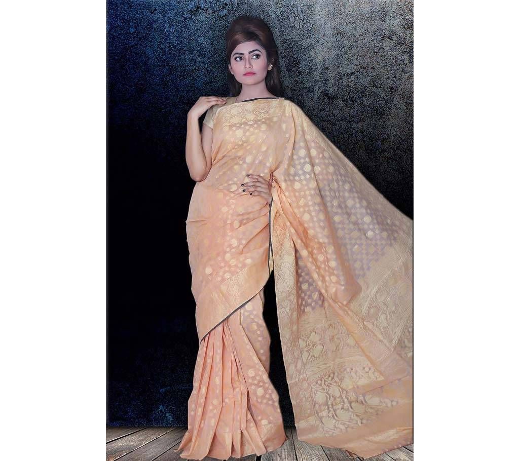 Jamdani silk katan sharee