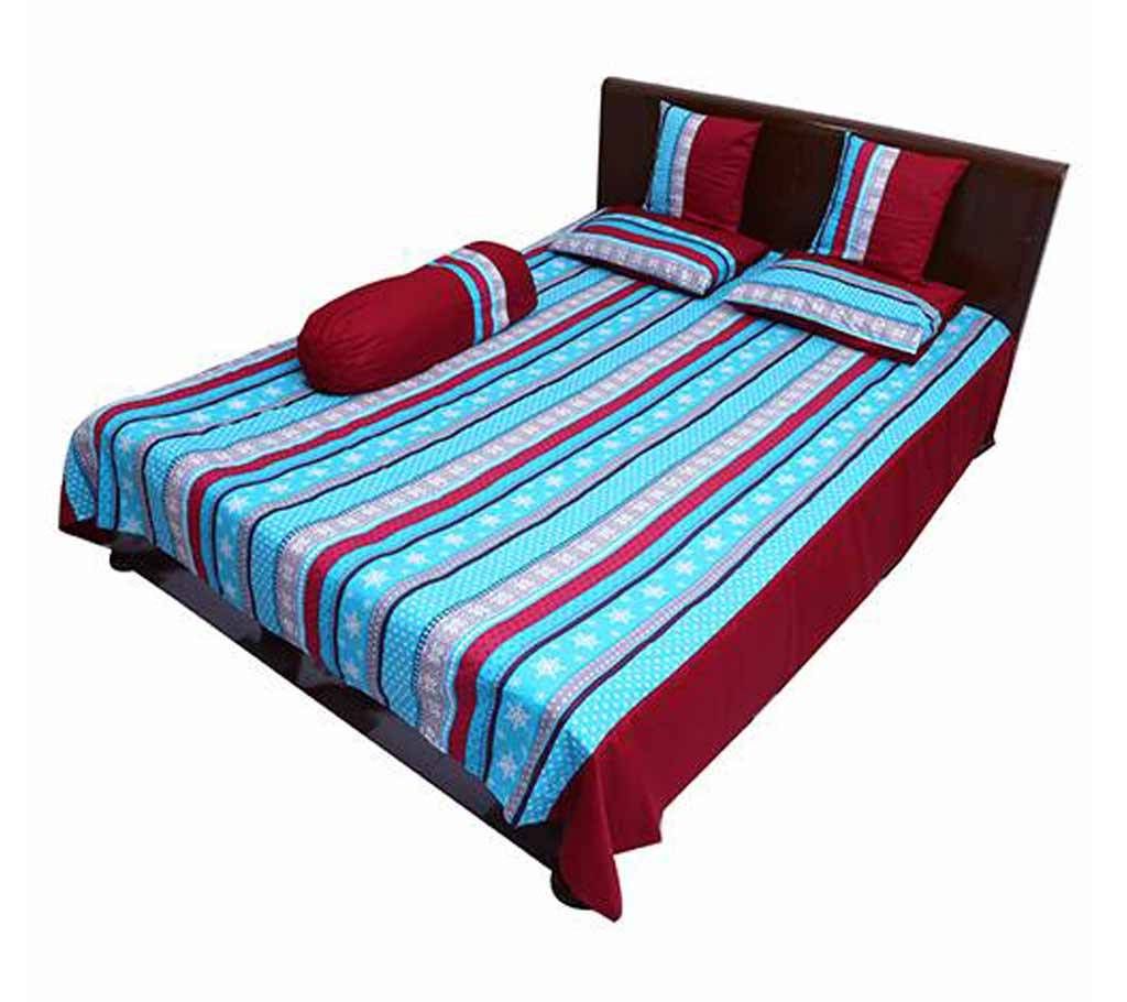 6pcs King Size Cotton Bed Sheet Set 
