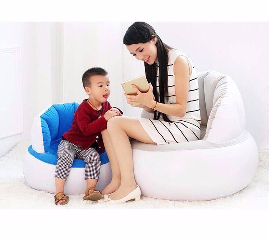 Flocking inflatable sofa