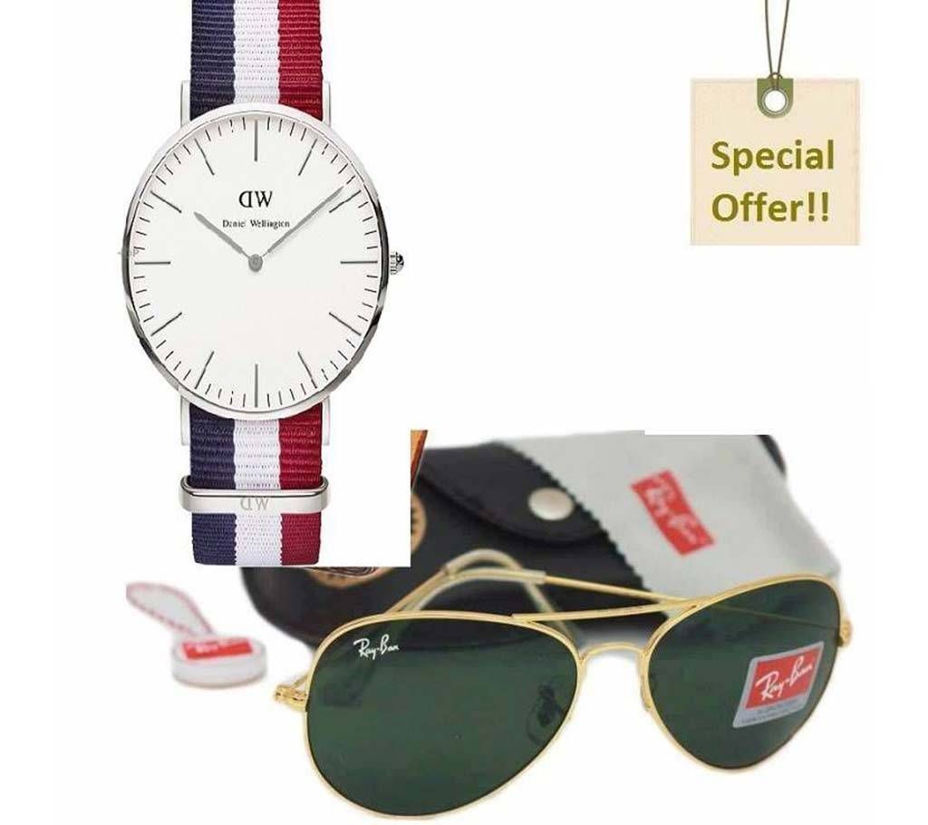 DW Gents Watch (copy) + Ray-Ban Gents sunglasses (copy)