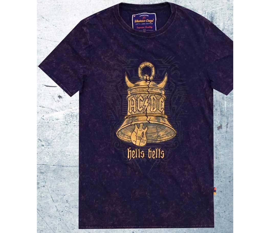 HELL BELL Gents Half Sleeve Cotton T-shirt 