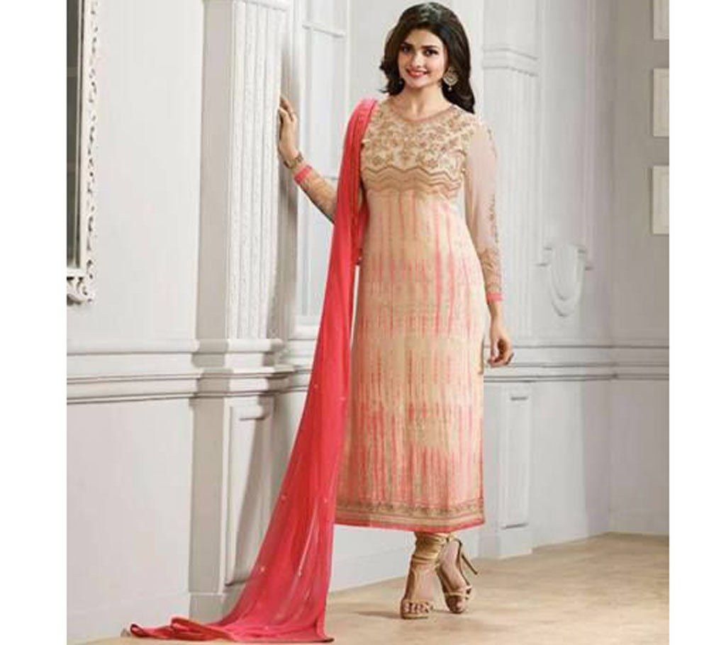 Un stitched Indian Georgette salwar kameez 