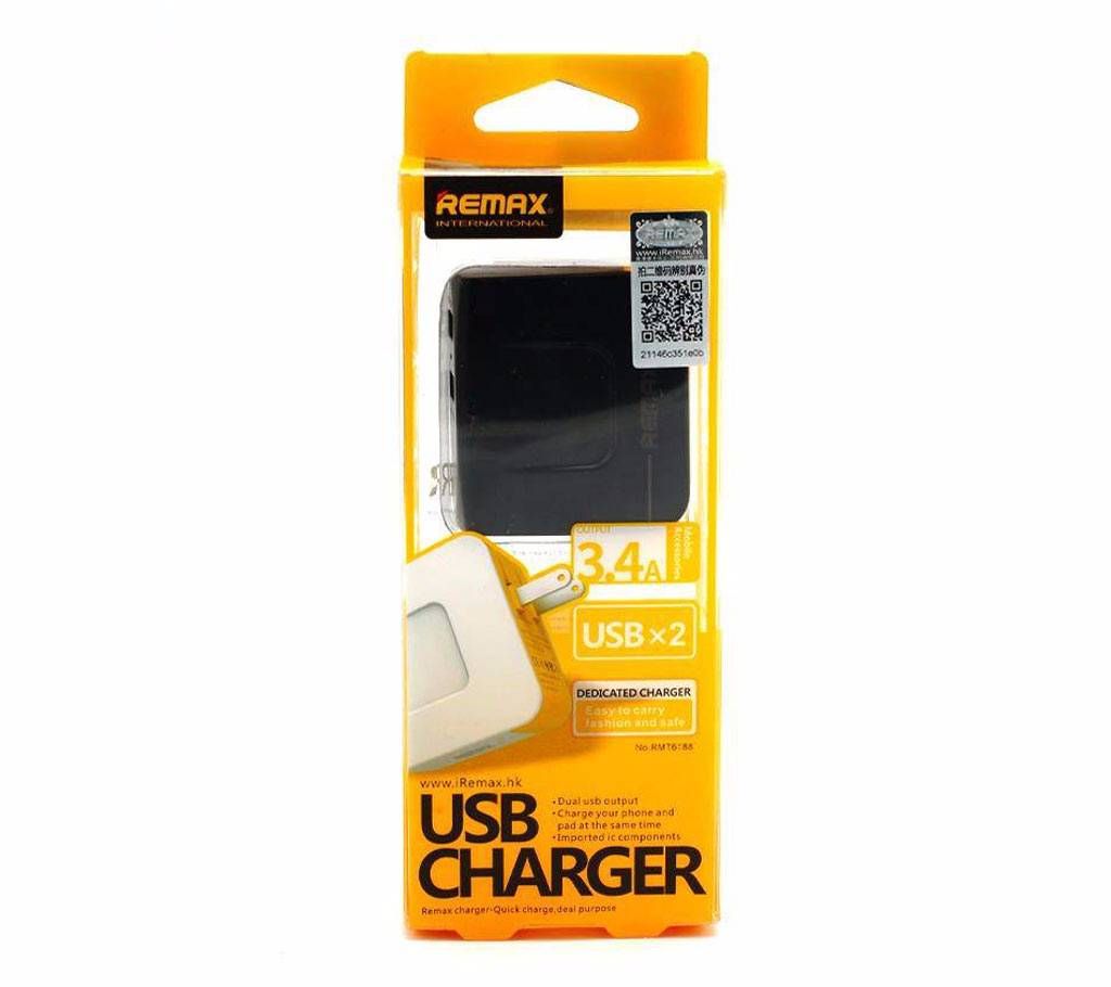 Remax RMT6188 USB Charger 3.4A 2 Port