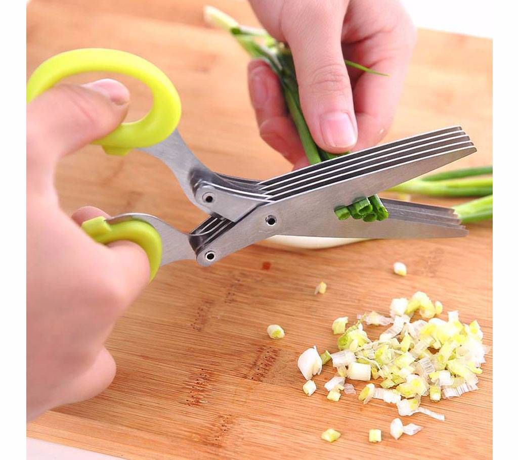 5 Blade Easy Clean Herb Scissors