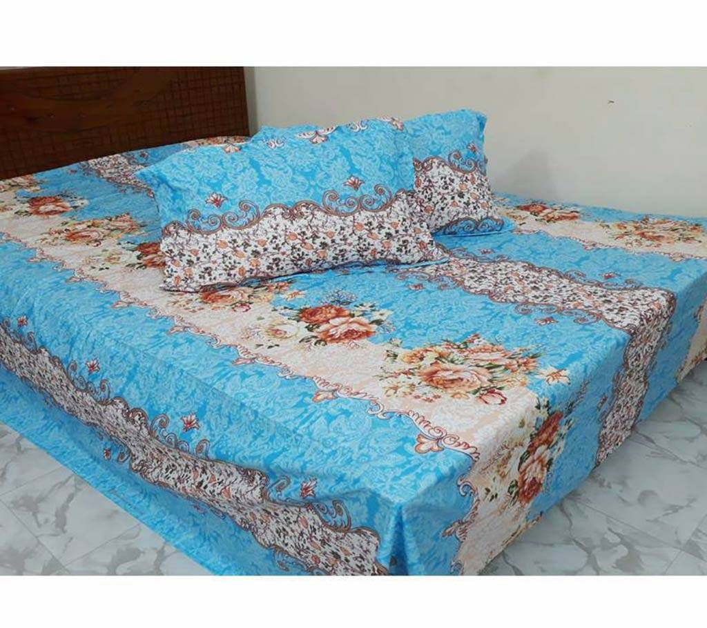 Printed Twill Cotton Bed sheet Set