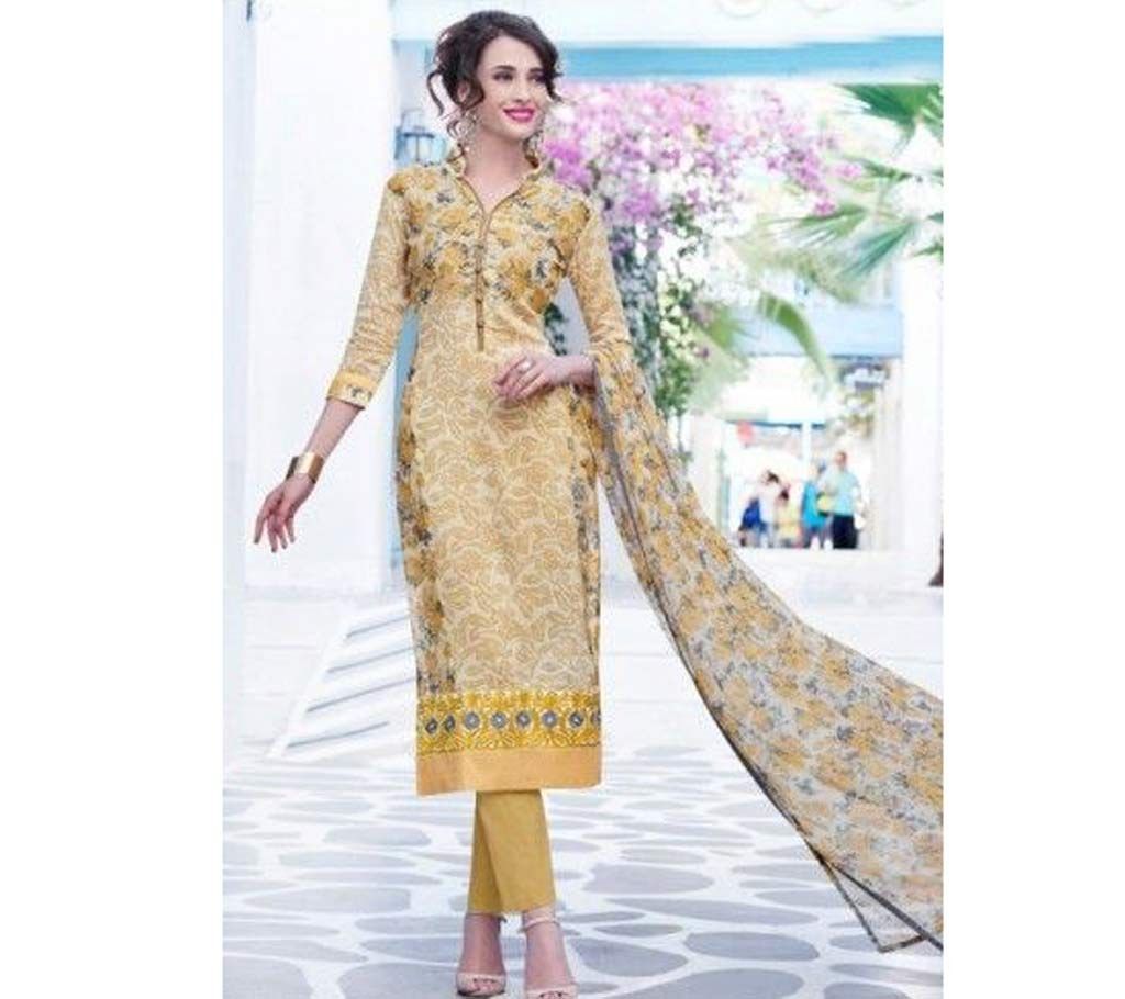 Un stitched cotton salwar kameez 