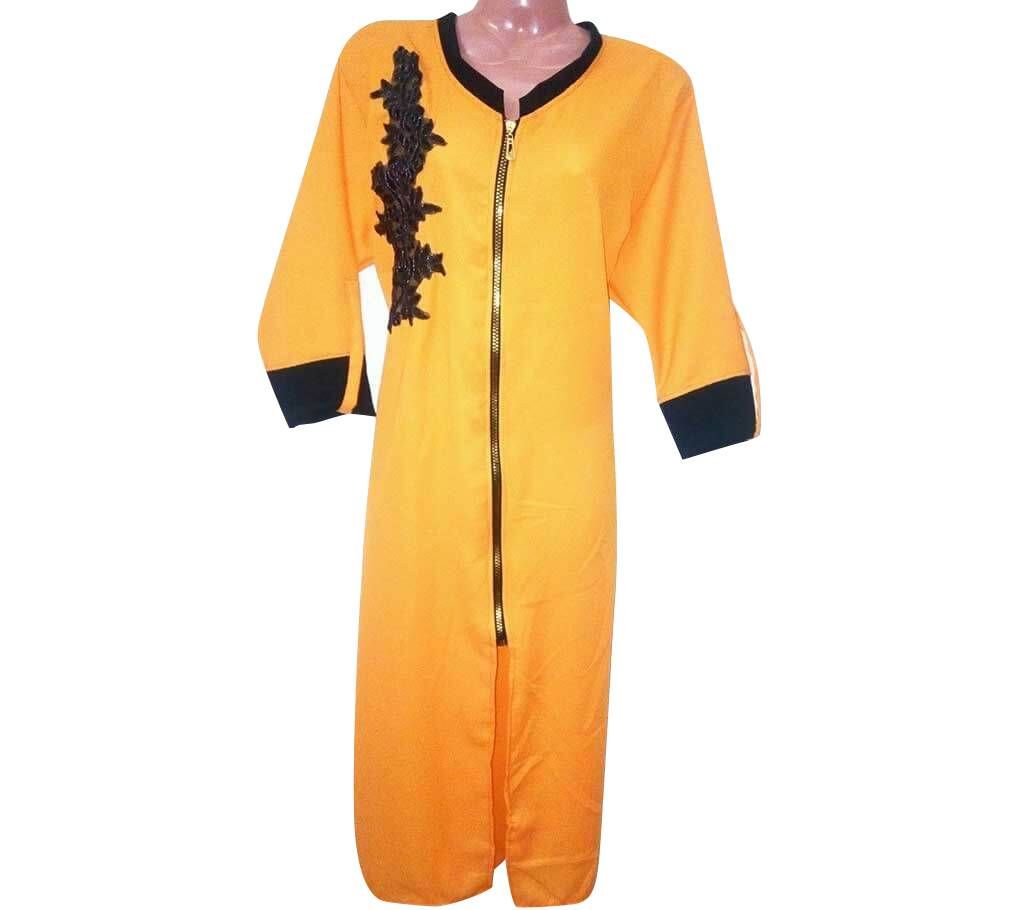 Floral design yellow georgette kurti
