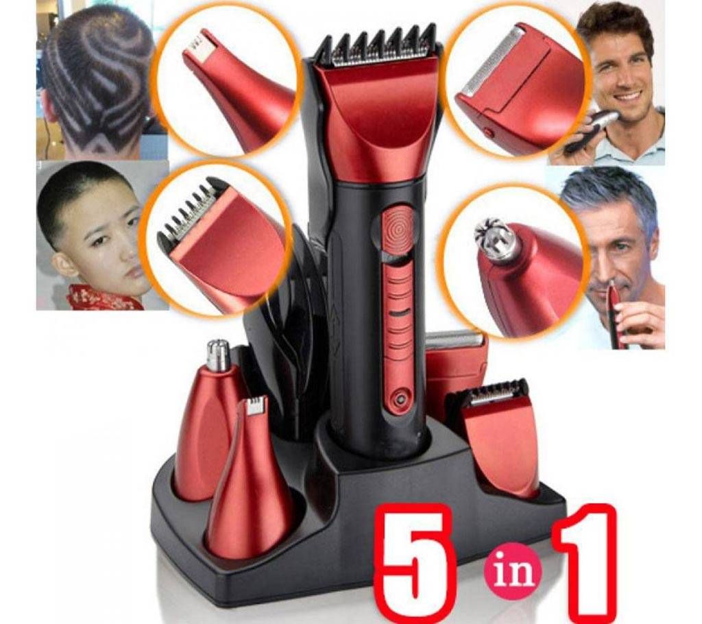 Kemei 5 in 1 trimmer and shaver 