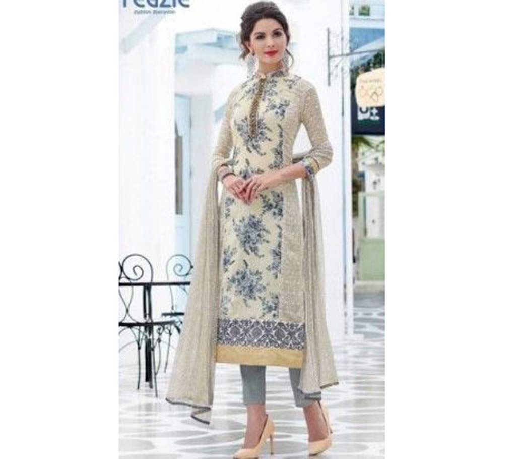 Un stitched cotton three piece- replica 