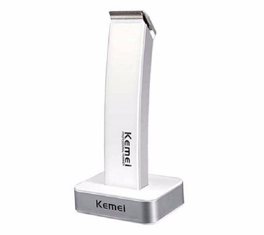 Kemei White Rechargeable Hair Clipper 