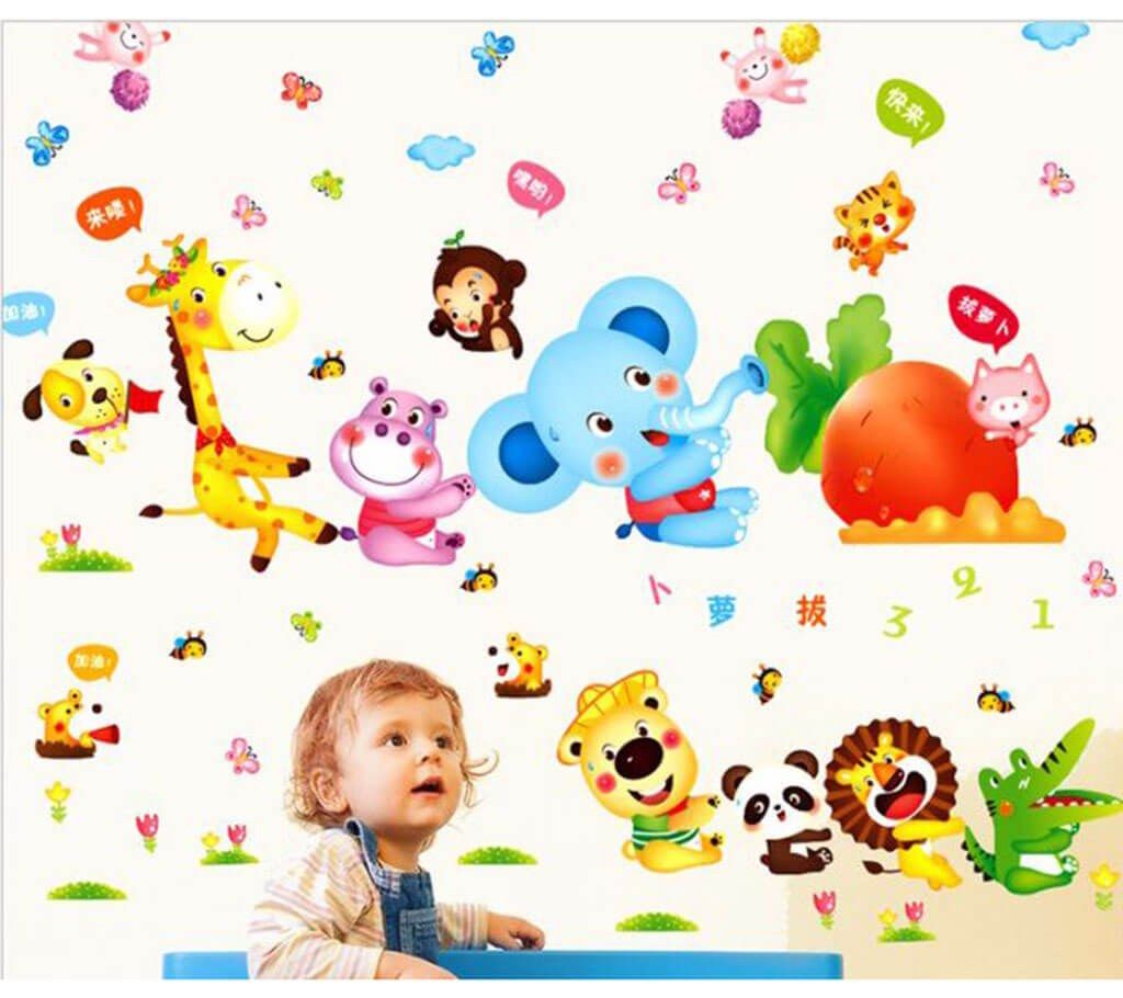 Cartoon Printed Wall Sticker 