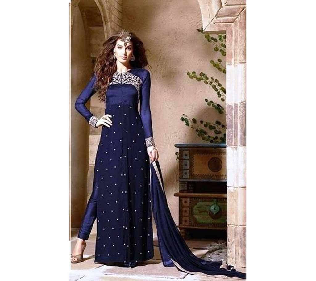 Unstitched replica georgette suit