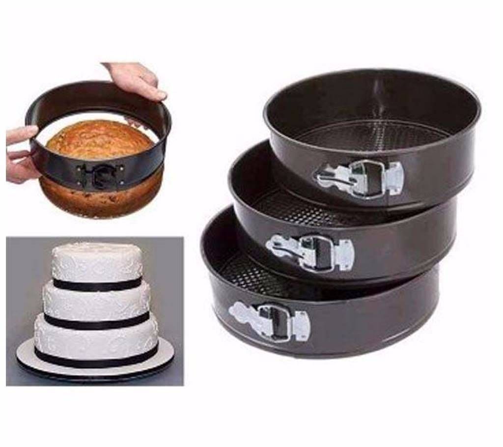 Round Shaped Pan Cake Set (3 Pieces)