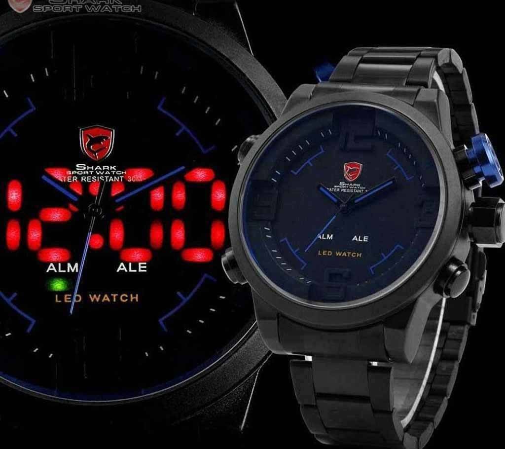 SHARK gents LED watch- copy 