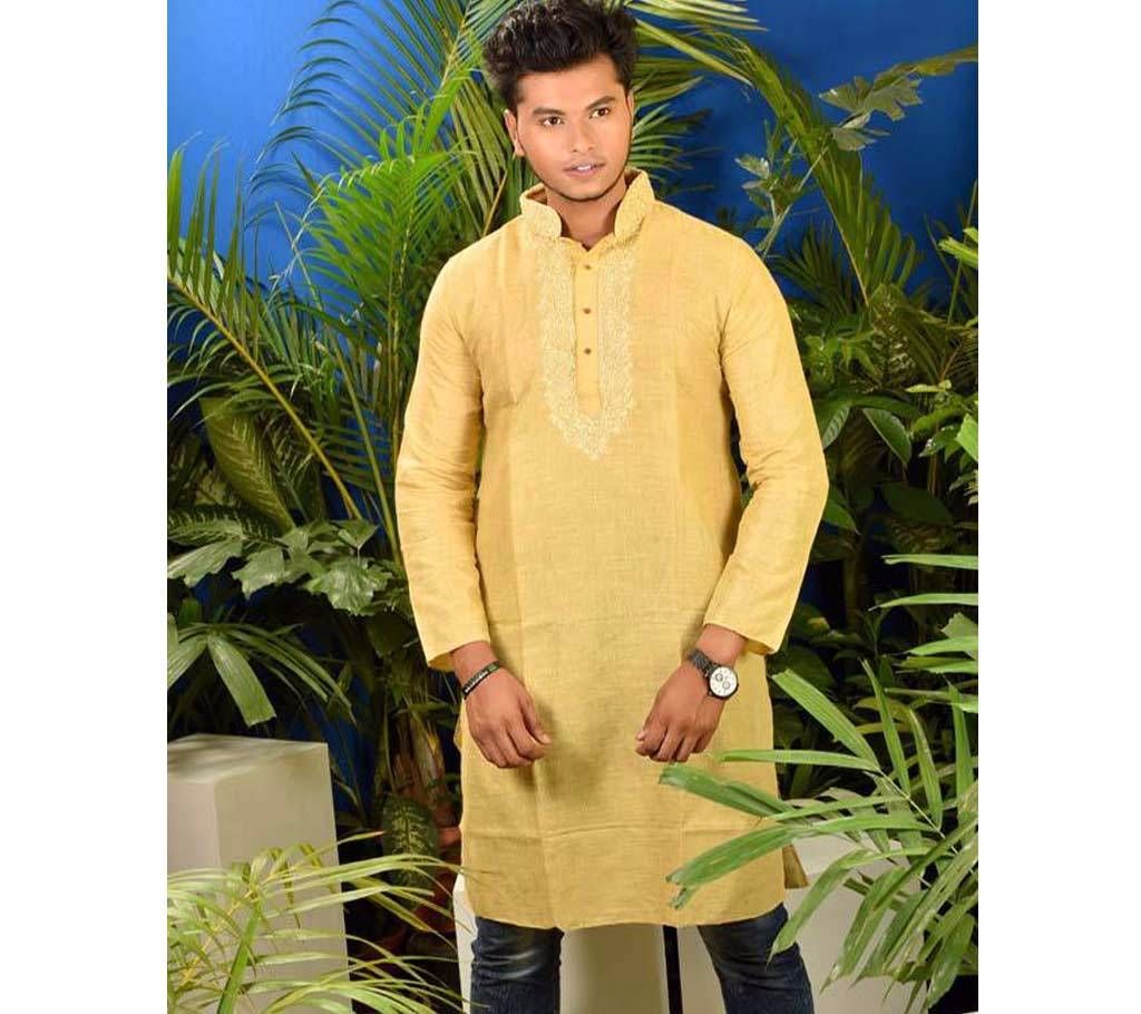 Full Sleeve Silk Punjabi