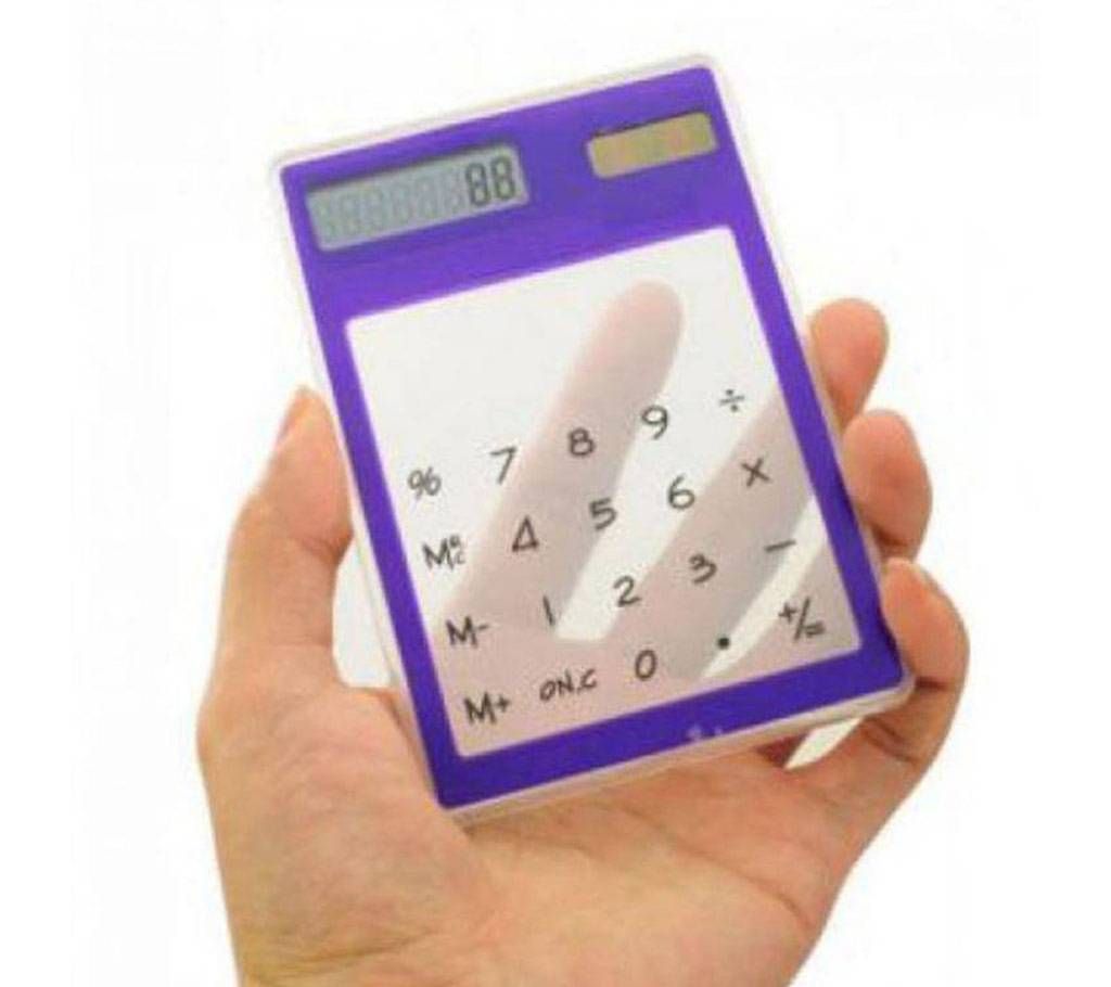 Solar touch calculator 