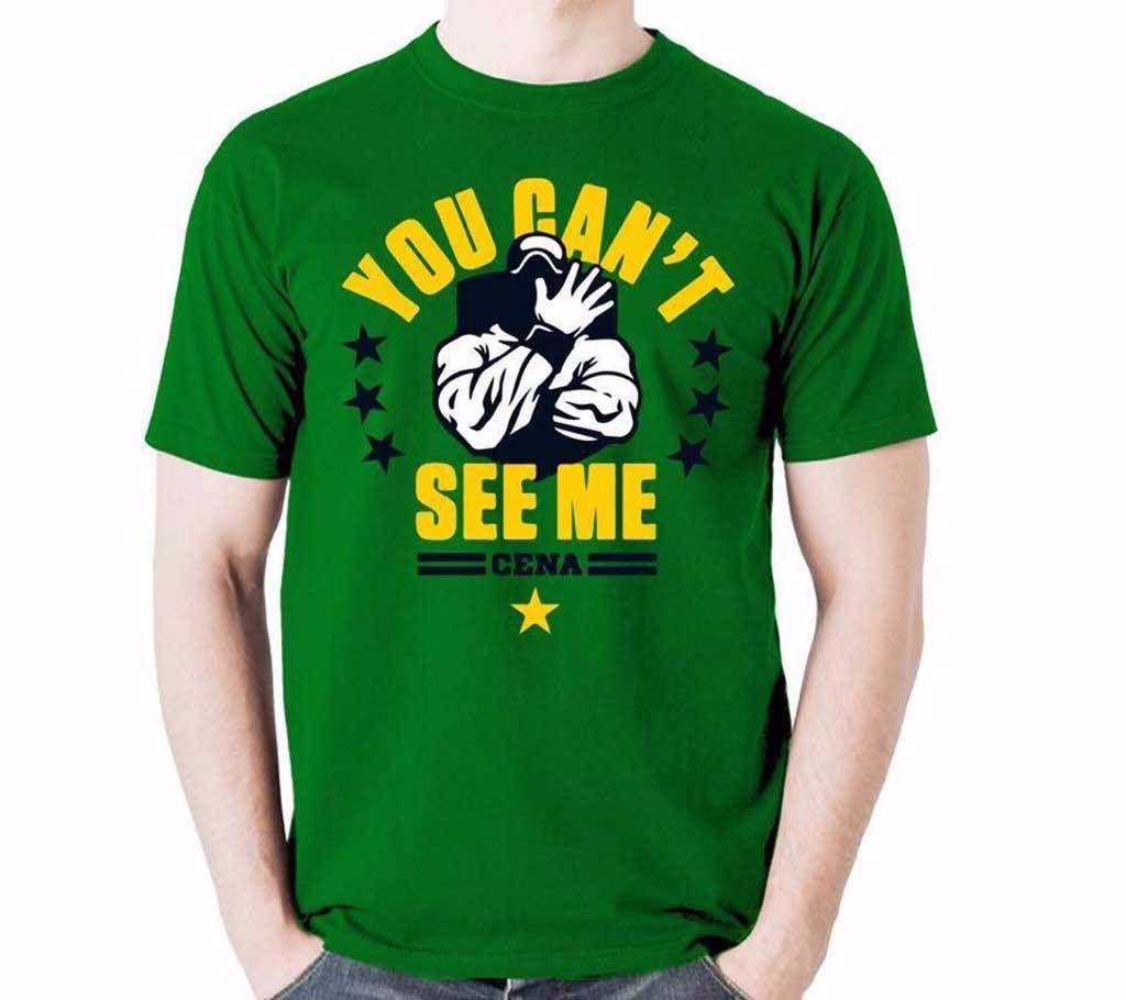 YOU CANT SEE ME Half Sleeve T-Shirt For Men