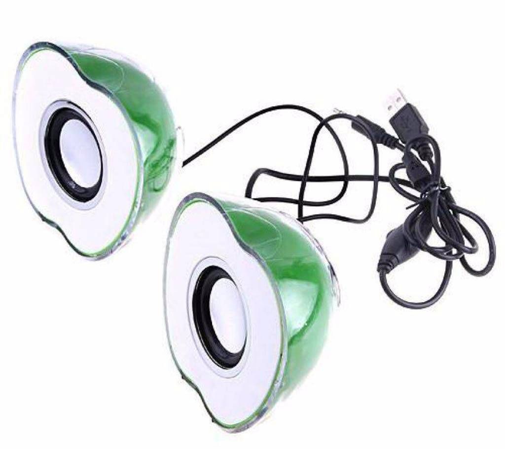 Apple Shaped Green 2-CH Mini Sparkling Speaker