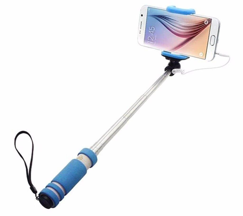 Mini Monopod Selfie Stick– Sky Blue 