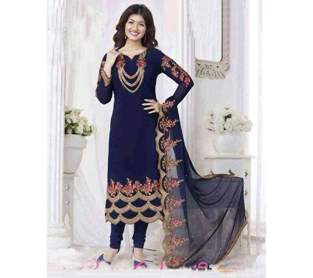 Unstitched Indian Replica Georgette Three piece