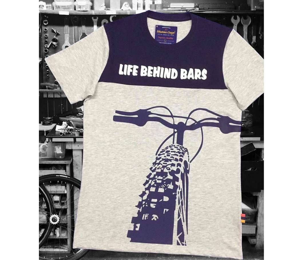 LIFE BEHIND BARS Gents Half Sleeve Cotton T-shirt 