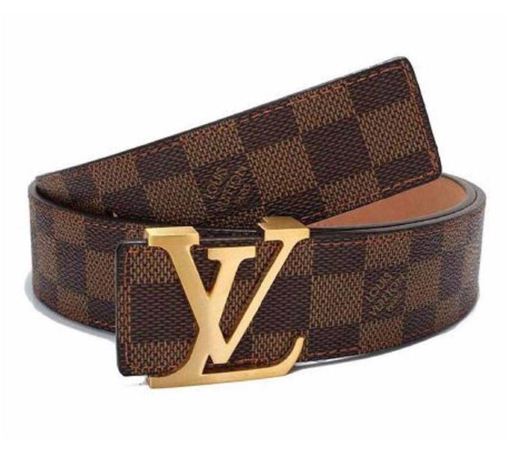 Louise Vuitton Men's artificial leather belt