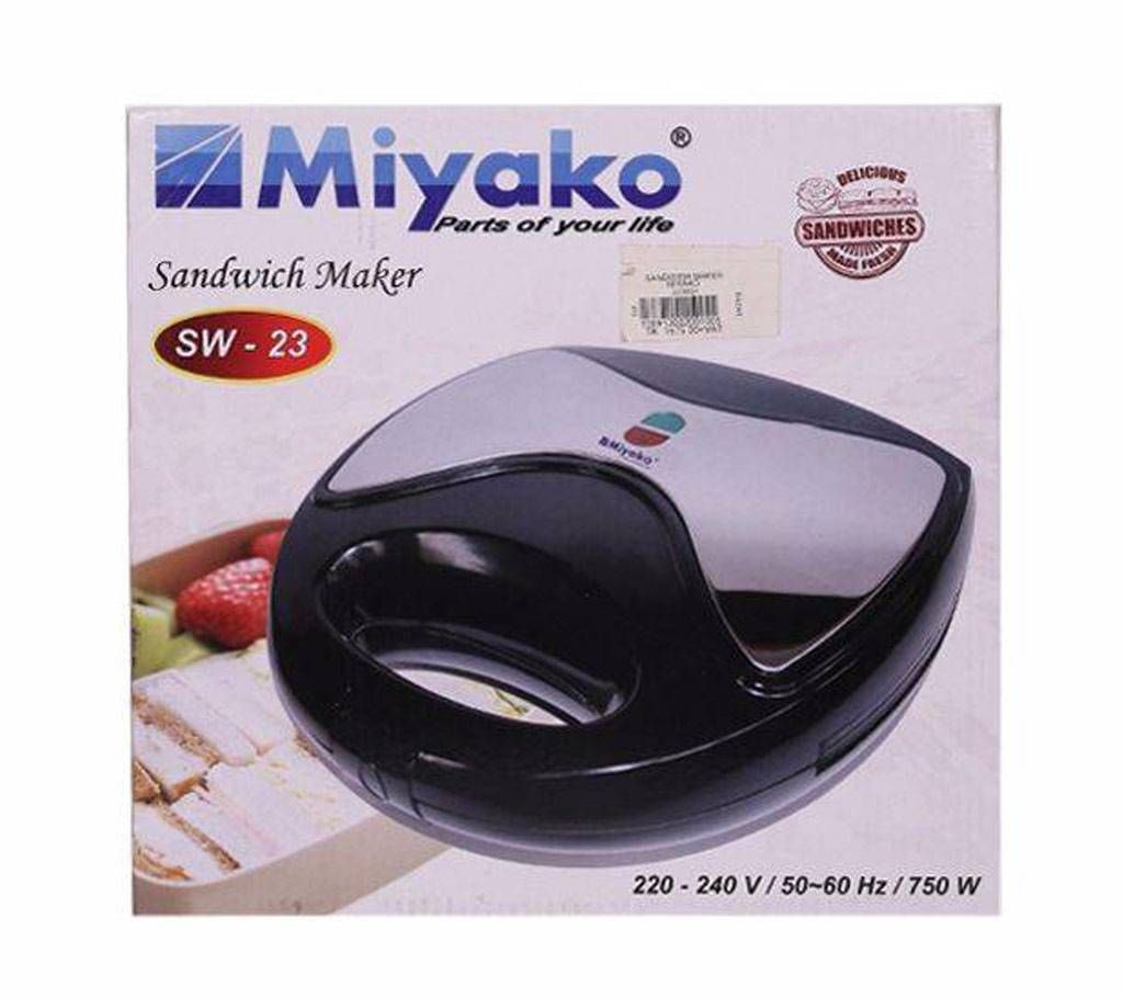 Miyako SW-23 Sandwich Maker - Black