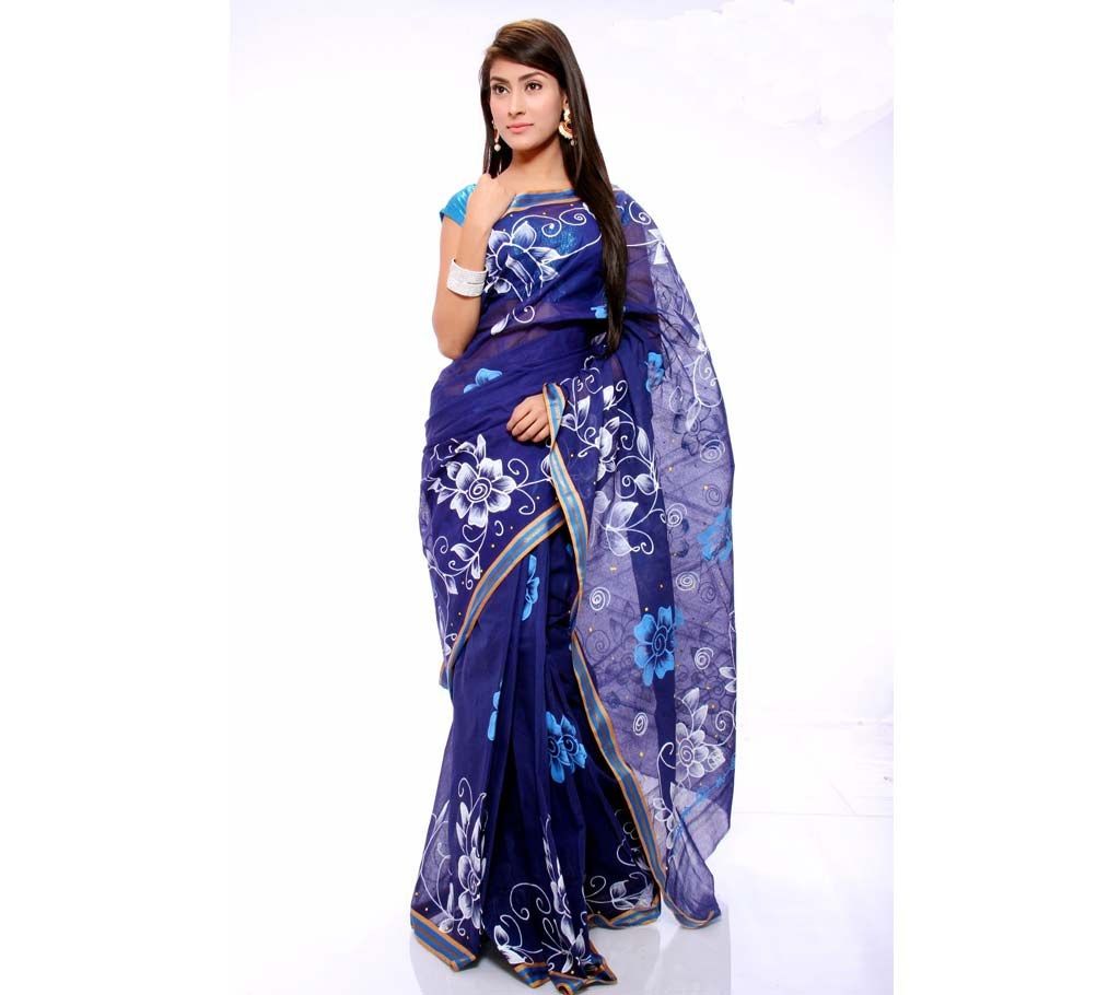 Kota Cotton Hand Printed Sharee