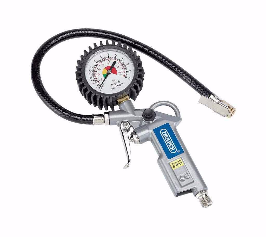 Tire Air Inflator Dial Pressure Meter
