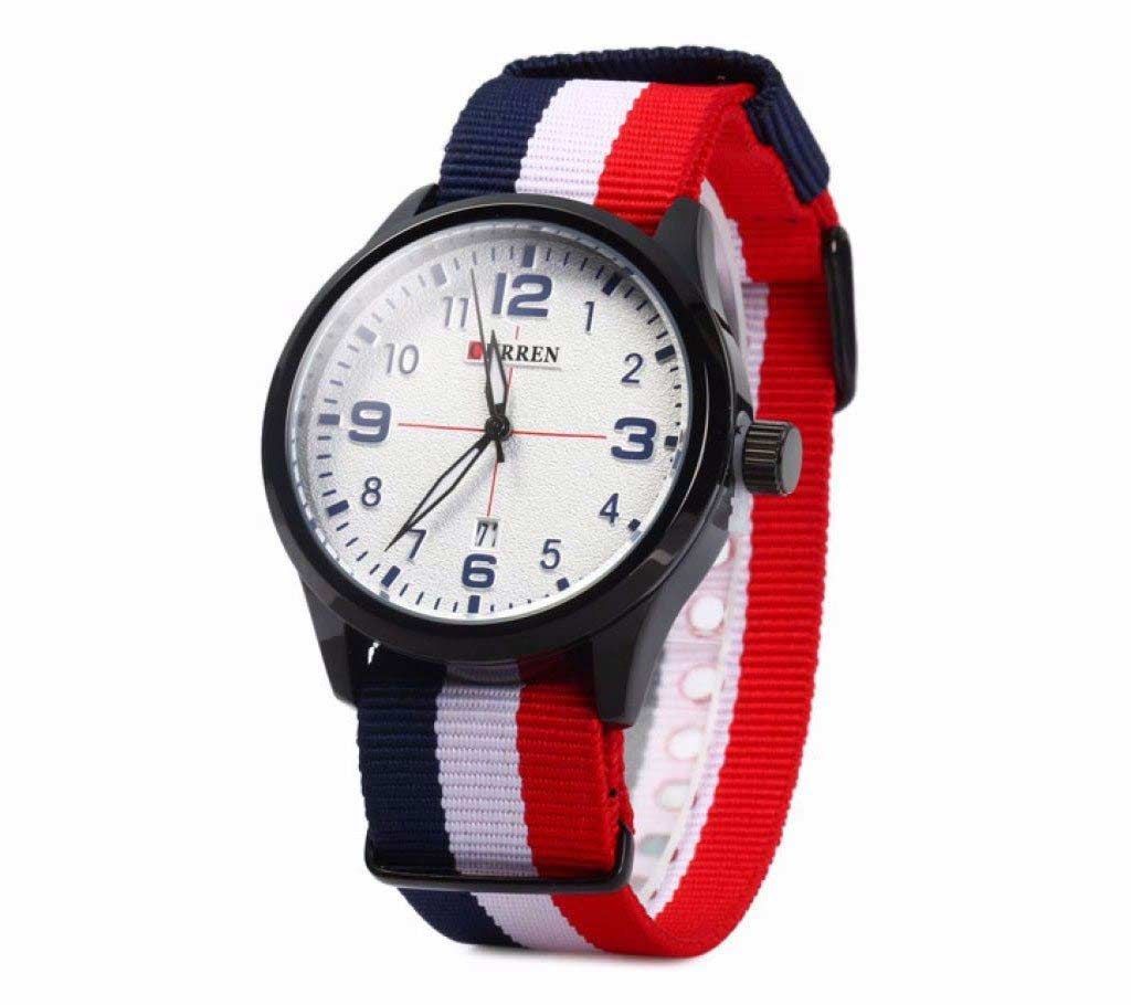 Curren 8195 Canvas Gents Watch 