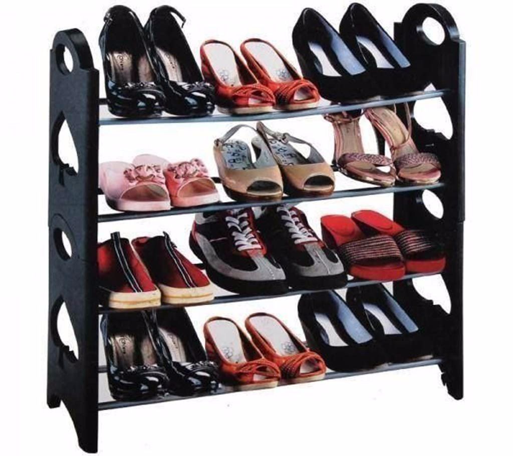 4-Tier Expandable Shoe Rack