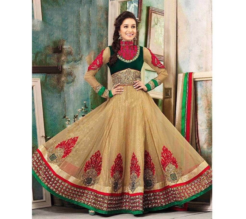 Semistitched Indian Chosha + Net Long Suit (Copy)