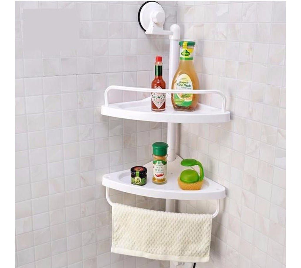 Triangle shelf for kitchen and bathroom