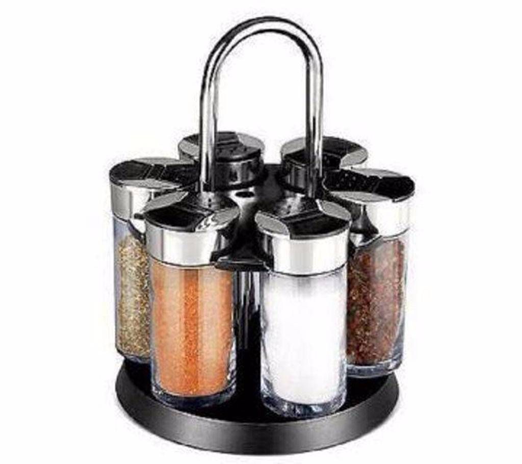 6-Pieces Revolving Spice Rack