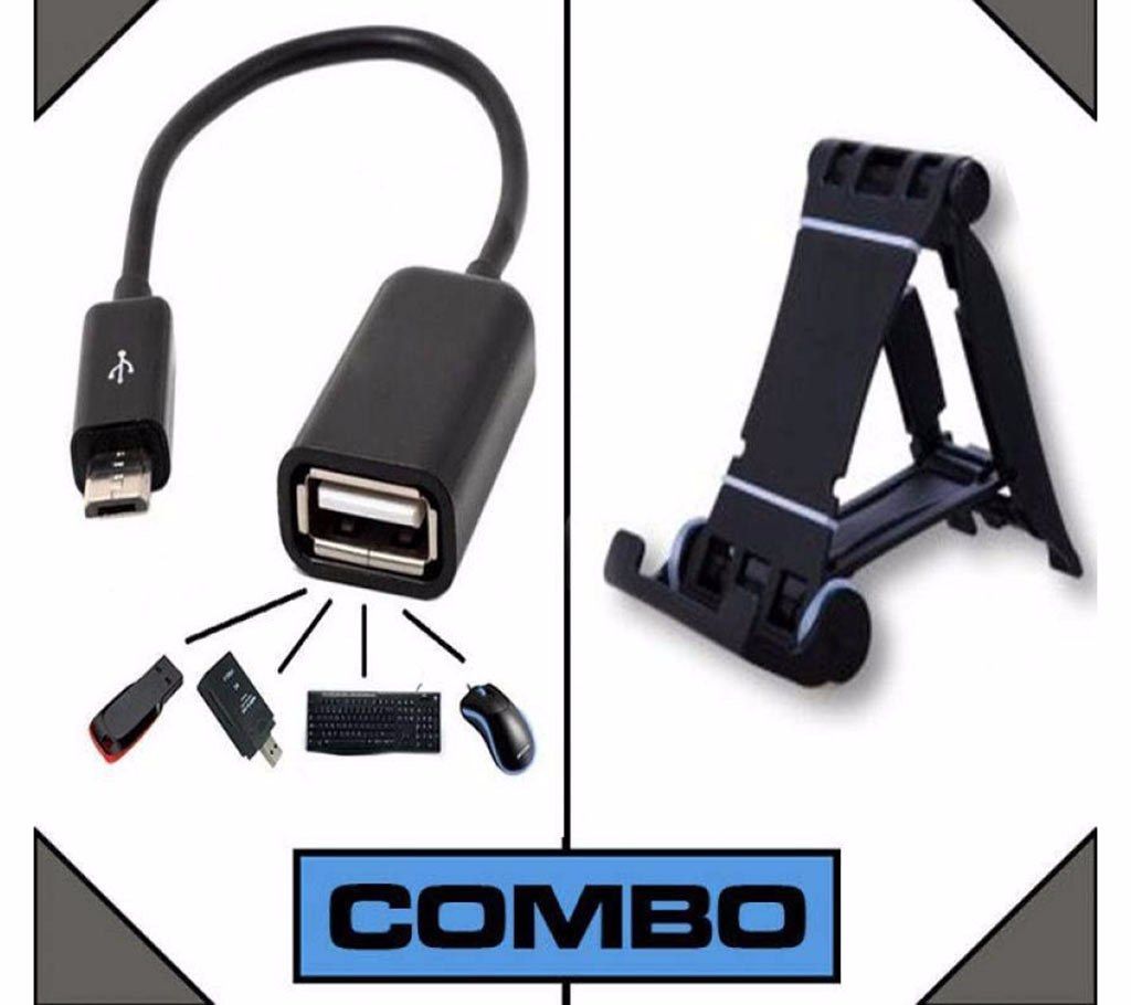 Micro USB Otg Cable And Multi Mobile Stand