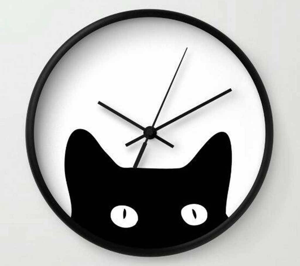 Cat Face WALL CLOCK