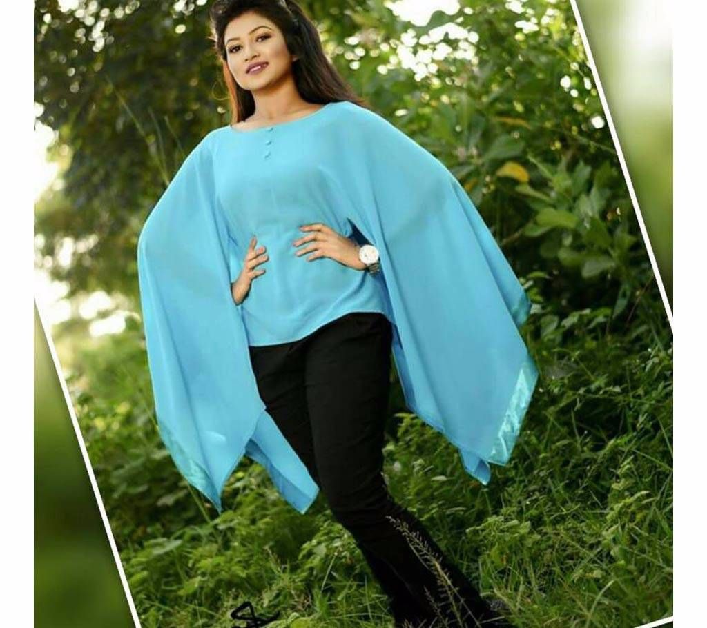 Stitched Weightless Georgette Cape 
