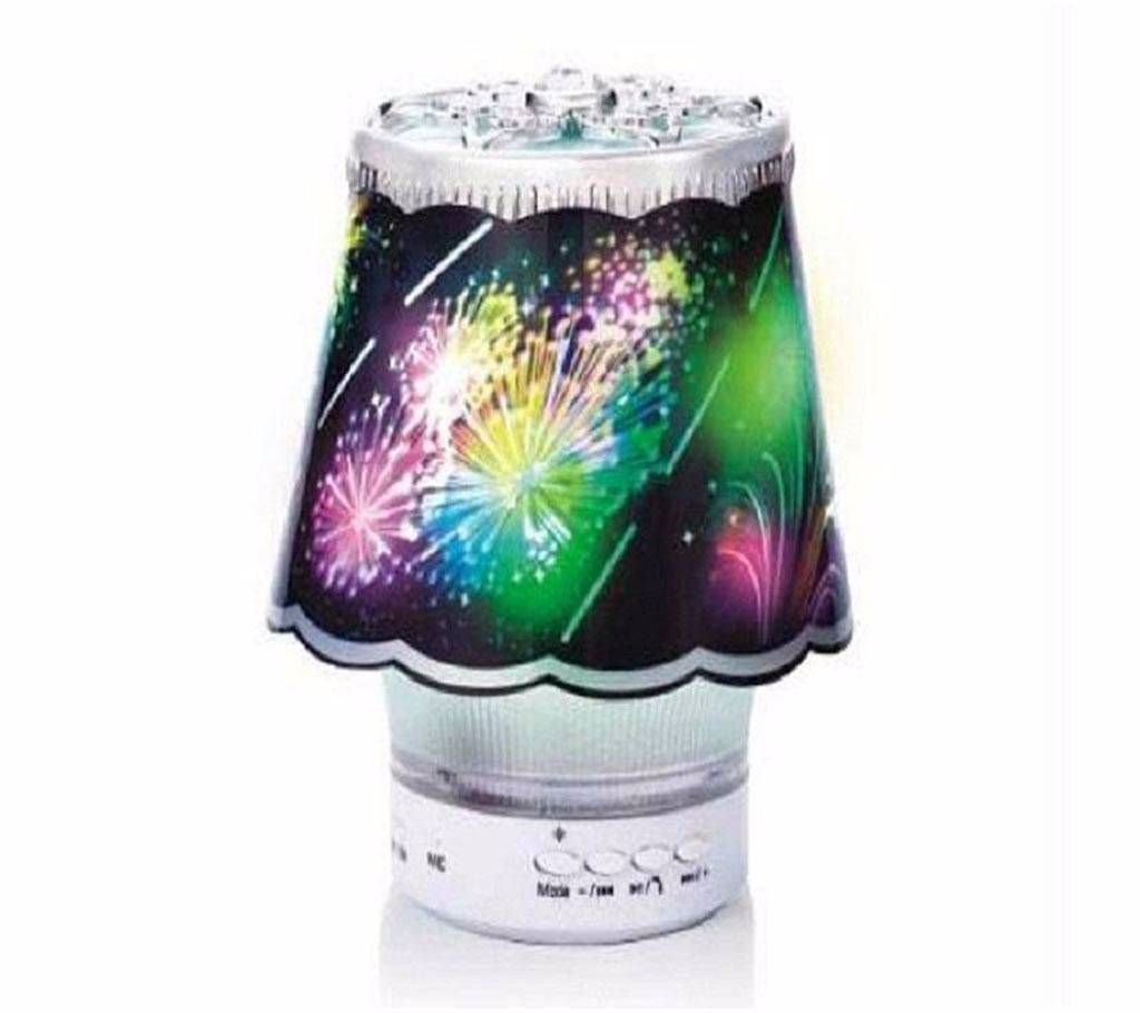 Wireless Rotate Bluetooth Speaker With Light