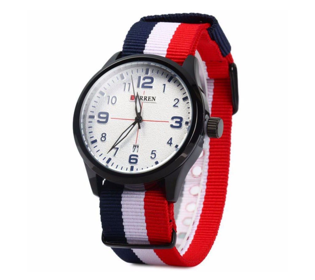 Curren 8195 Nylon Canvas Watch