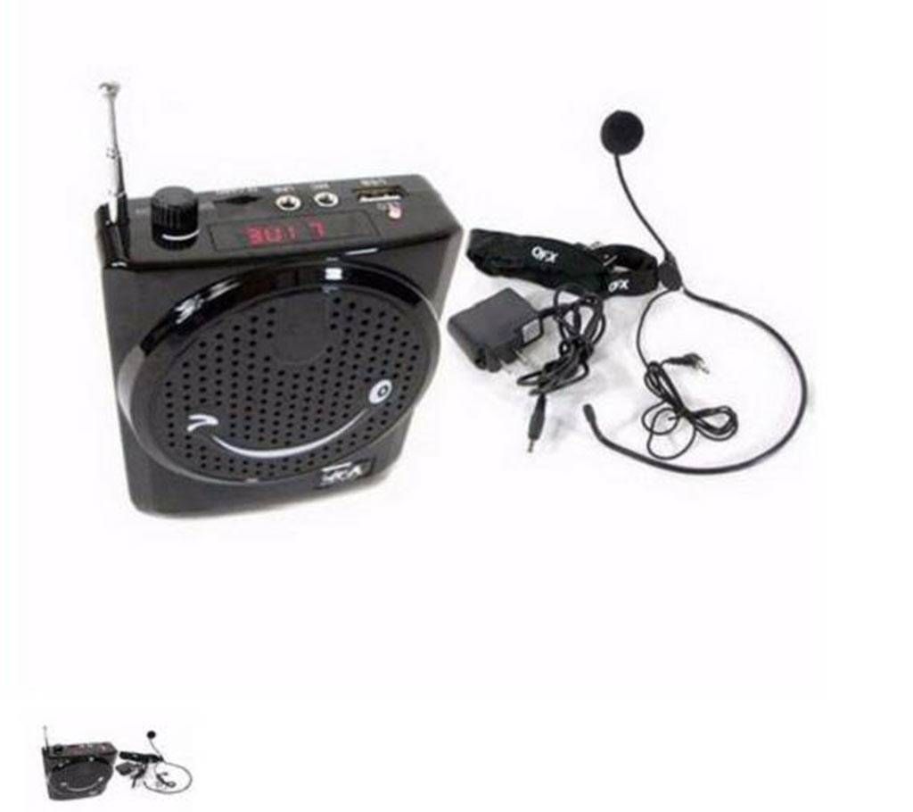 Rechargeable loud speaker with FM cum Hand Mic
