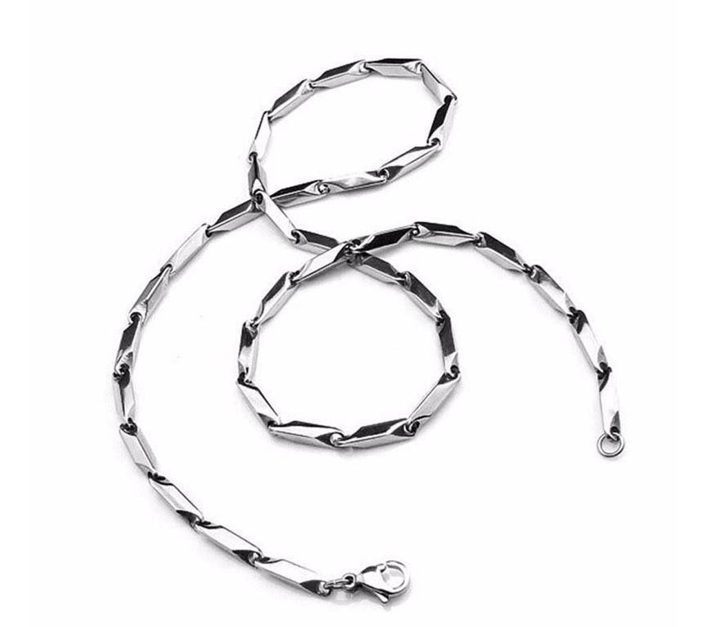 Magic stone stainless steel chain 