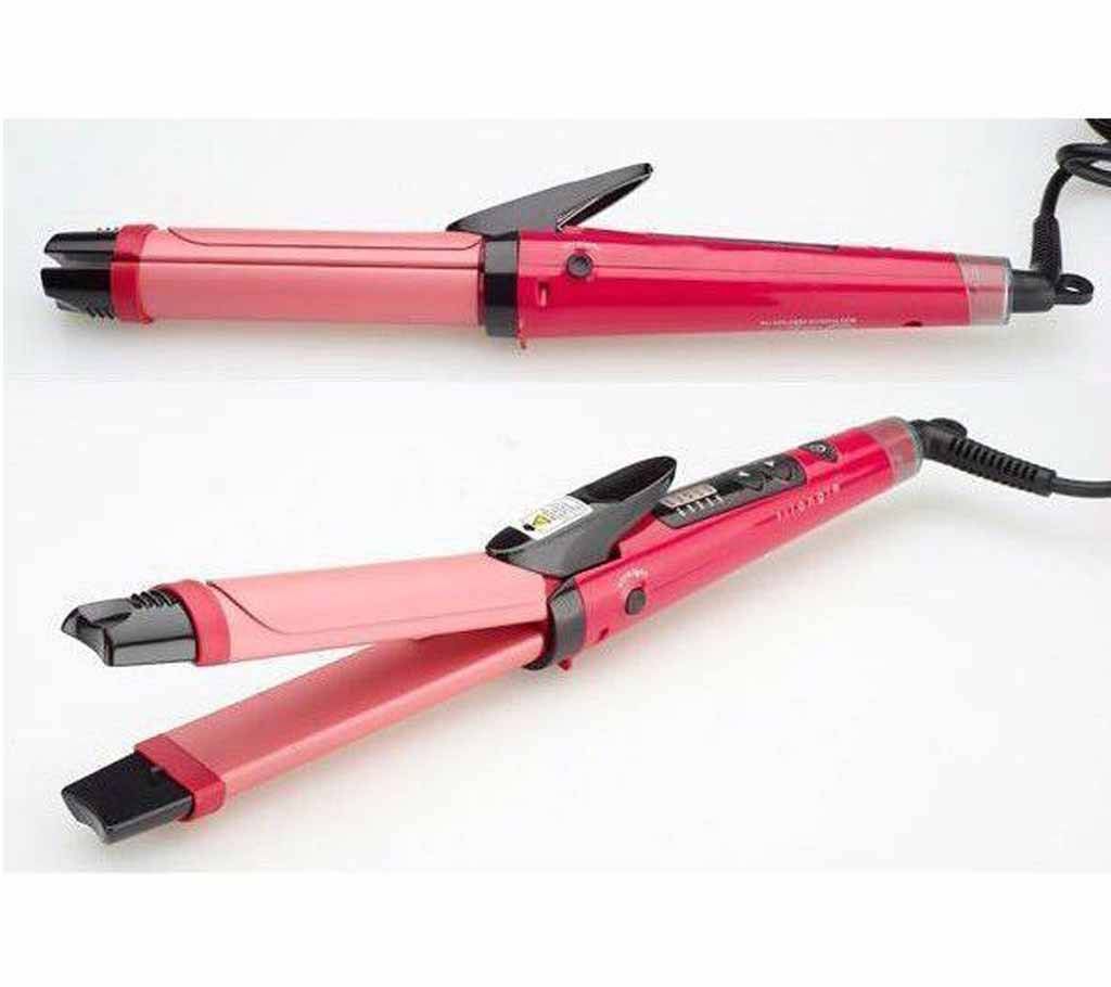 2 In 1 professional hair straightener 