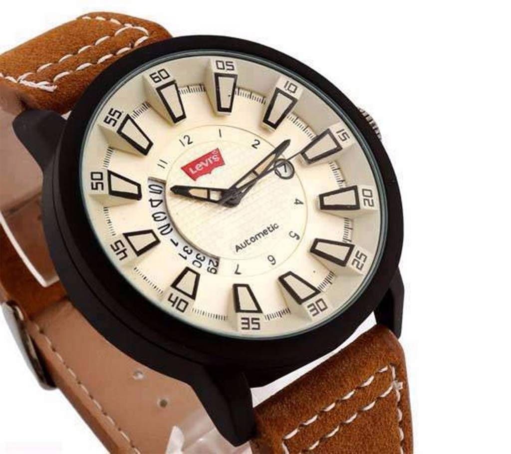 LEVI'S PU Leather gents watch-copy 