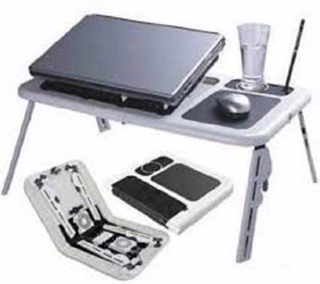 Portable and foldable laptop table
