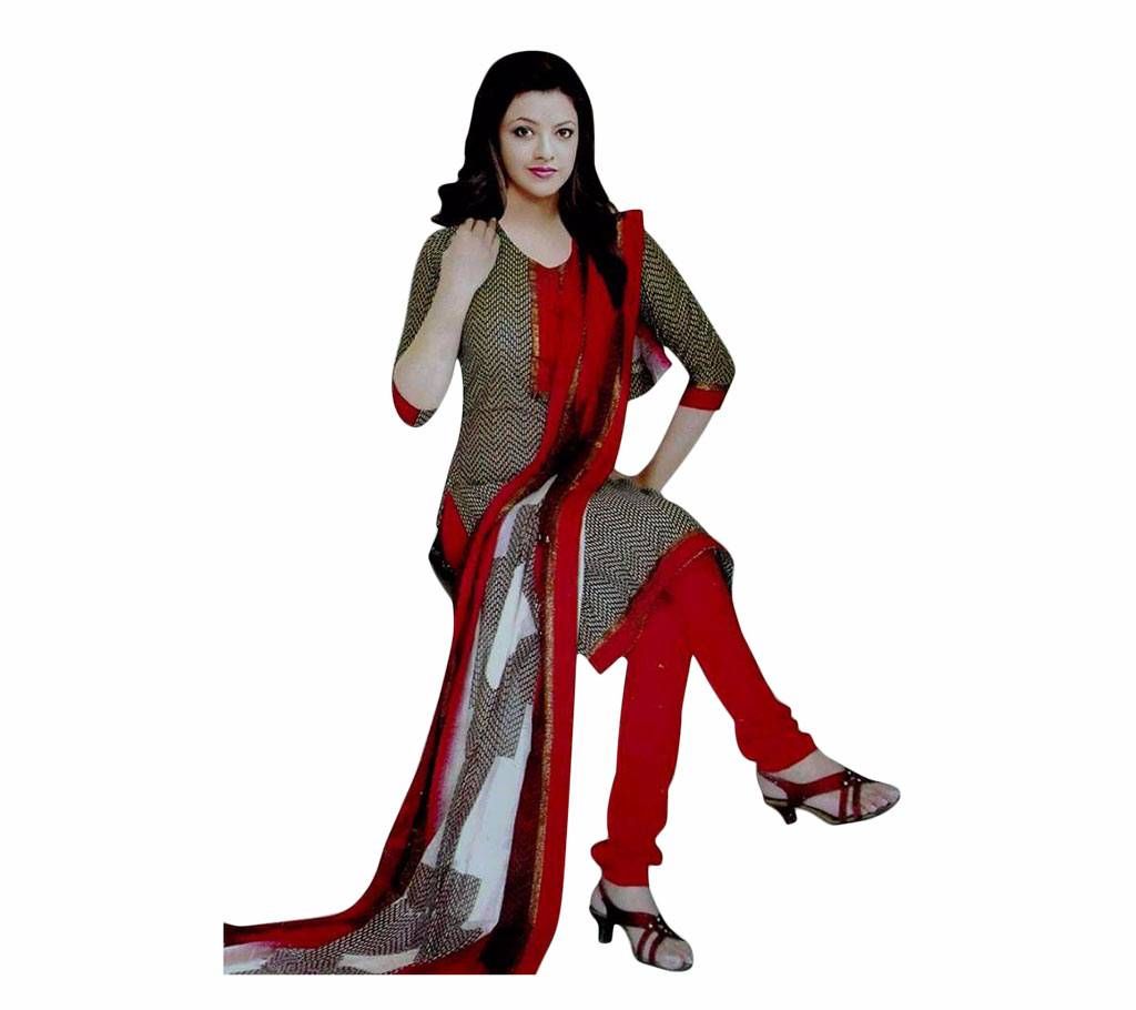 Unstitched Cotton Salwaar Kameez
