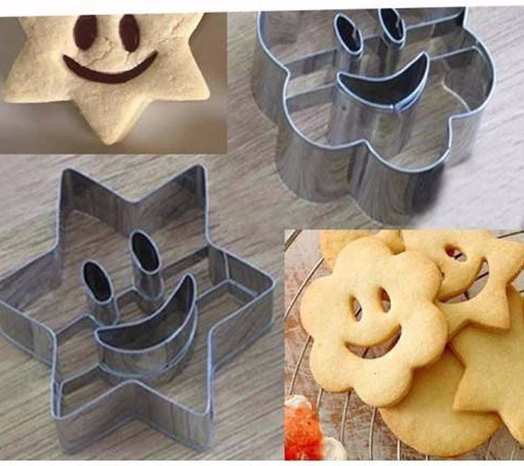 Smile cooki cutter 2pcs