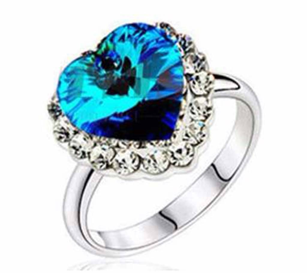 Titanic zinc alloy finger ring
