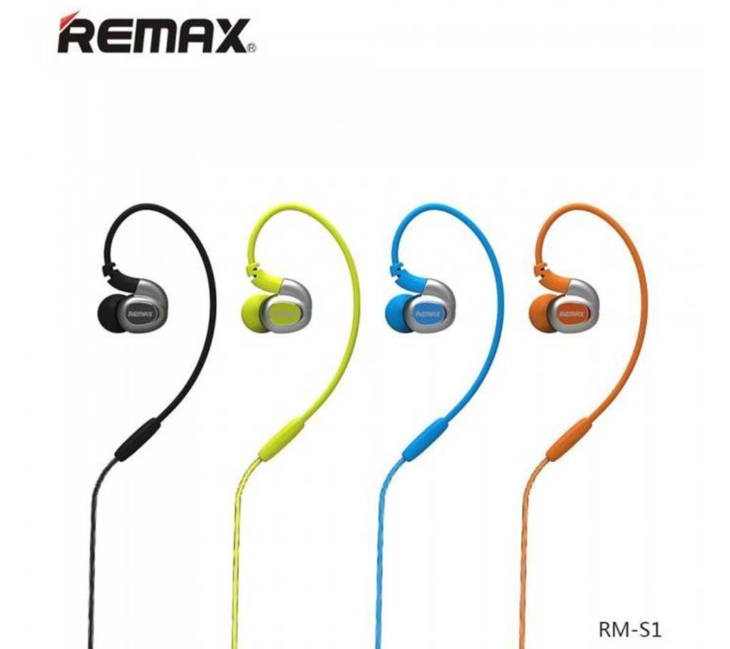 REMAX RM-S1 Sporty EAR PHONE- 1 pc 