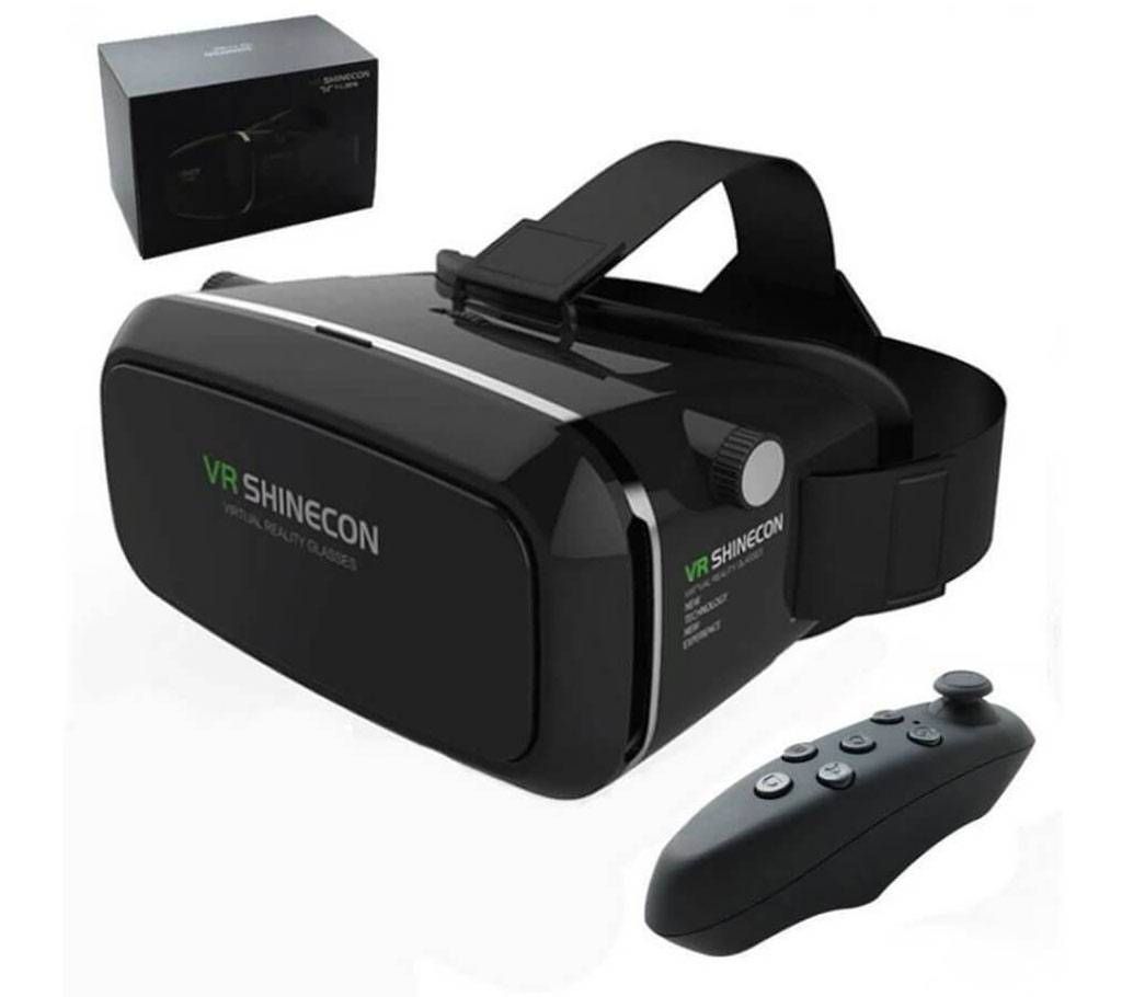 VR Shinecon Glass with Bluetooth Remote Controller