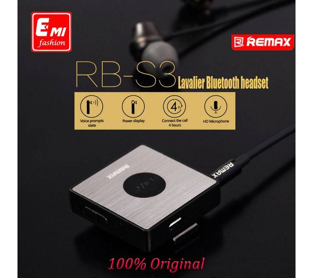 Remax Rb-S3 Stereo Bluetooth Wireless 